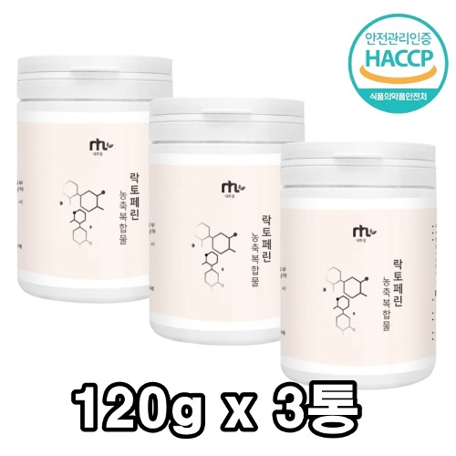 락토페린농축복합물 락토페린분말 120g x 3통 (NTL) 상생공생